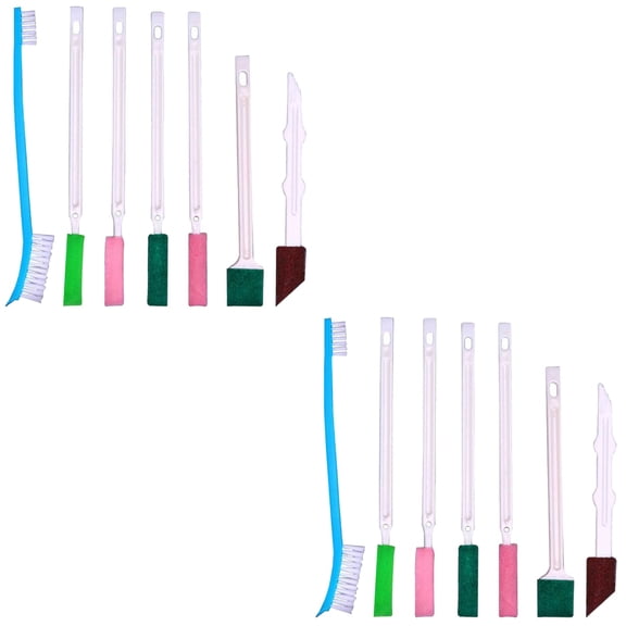 SOPOTUTU Small Cleaning Brushes for Shower Heads and Corners Assorted Colors