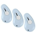 thumbnail image 2 of Cqxid Office&Craft&Stationery Under $5 Egg Shaped Utility Retractable Portable Mini For Wrapping Envelopes Letterbox Cutter With Keychain Holes 3Pack, 2 of 9