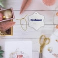 thumbnail image 6 of 3drose, Professor Blue, 3 inch Snowflake Porcelain Ornament, 6 of 7