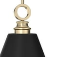 thumbnail image 4 of Hunter - Klein 1-light Alturas Gold, Medium Size Pendant Light, Dimmable, Casual Style, Cone Shaped, for Bedrooms, Dining, Living Rooms - 19444, 4 of 7