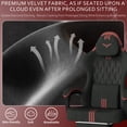 thumbnail image 6 of SOONTRANS Fabric Gaming Chair with Pocket Spring Cushion, 20" Wide Game Gamer Chairs Seat, Ergonomic Computer Chair with Adjustable Headrest, Lumbar Pillow, Footrest Reclining for Adults, Black/Red, 6 of 9