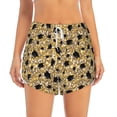 thumbnail image 4 of Lsque Graduation Hats3 Printed Women's Running Shorts with Liner Pockets,Elastic Quick Dry Workout Athletic Gym Yoga Shorts,Womens High Waist Shorts-Small, 4 of 9