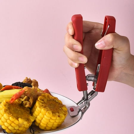 

Famure 5-Piece Set Kitchen Tool-Hot Wrench Set Hot Plate Holder Silicone Clamp Heat-resistant Red Tools