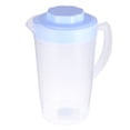 thumbnail image 1 of EeaseCA 1pc Cold Water Pitcher High Temperature Resistant Plastic Beverage Pitcher with Large Capacity for Storage Soy Milk Juice Scented Tea 2L(Blue), 1 of 8