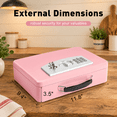 Pink Metal Security Safe Box with Digital Keypad Lock for Home Office ...