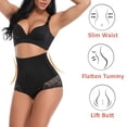 thumbnail image 3 of FITVALEN Women Butt Lifter Shapewear Seamless Waist Trainer Hi-Waist Tummy Control Body Shaper Panty 2-Pack, 3 of 6