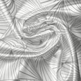 thumbnail image 5 of Ambesonne Grey Geometric Window Valance, Bursting Lines Retro, 54" X 18", Grey White, 5 of 5