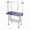 Blue, variant on 46" Folding Pet Grooming Table, Stainless Steel Frame with Non-Slip Rubber Mat, Adjustable Grooming Arm & Nylon Clamps, Pink Color, 300lbs Capacity for Dogs Cats