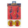 thumbnail image 1 of UK Greetings El paquete de papel de regalo Marvel Spider-Man contiene 2 hojas y etiquetas de papel de regalo, 1 of 1