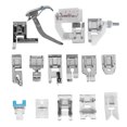thumbnail image 1 of Kit de 15 prensatelas multifunción para máquina de coser doméstica, accesorios y suministros, 1 of 14