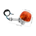 thumbnail image 2 of BESTYASH 2Ud Accesorios De Motocicleta Luces LED Ámbar Para Indicación Segura En Condiciones Climáticas Adversas, 2 of 6