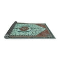 thumbnail image 2 of Ahgly Company Indoor Rectangle Persian Light Blue Traditional Area Rugs, 6' x 9', 2 of 4