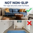 thumbnail image 3 of RUGPADUSA - Basics - 4'10" x 6'10" - 1/4" Thick - 100% Felt - Protective Cushioning Rug Pad - Safe for All Floors and Finishes including Hardwoods, 3 of 10