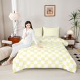 thumbnail image 4 of Homewish Minimalist Buffalo 3 Pieces Queen Comforter Set For Adults Female Men,Geometric Plaid Grid Ultra Soft Bedding Sets,Abstract Mid Century Bedding Comforter Set,Breathable Home Decor, 4 of 8