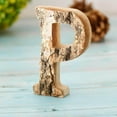 thumbnail image 3 of ziyahi Handcraved Wooden Letters Door Numbers Alphabet Letter Floating Adress Name P, 3 of 8