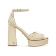 thumbnail image 2 of Sam Edelman Womens Nattie Faux Leather Square Toe Platform Sandals, 2 of 3
