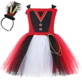 thumbnail image 2 of Disfraz de domador de circo, maestro de ceremonias, ropa de Halloween para niños, vestido de tutú para fiestas de cumpleaños, carnaval, festivales, niñas de 1 a 14 años, 2 of 5
