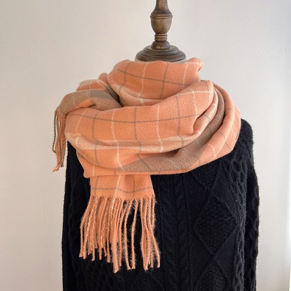 Red Scarf for Women Fall Winter Scarf Classic Scarf Warm Soft Large Blanket Wrap Shawl Scarves on Sale Clearance