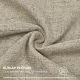 thumbnail image 6 of Deconovo Decorative Outdoor Throw Pillow covers bedroom Faux Linen Cushion Covers 20x20 inch, Pack of 4, Taupe, 6 of 8