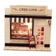 thumbnail image 1 of DIY HANDSTRY CUANTE COOCIDAD MINIATURA MINIATURA HABITACIÓN CREATIVA Lámpara Tienda strucción Batería Incorporada pastel de amor Sunnimix Casa de muñecas en miniatura, 1 of 5