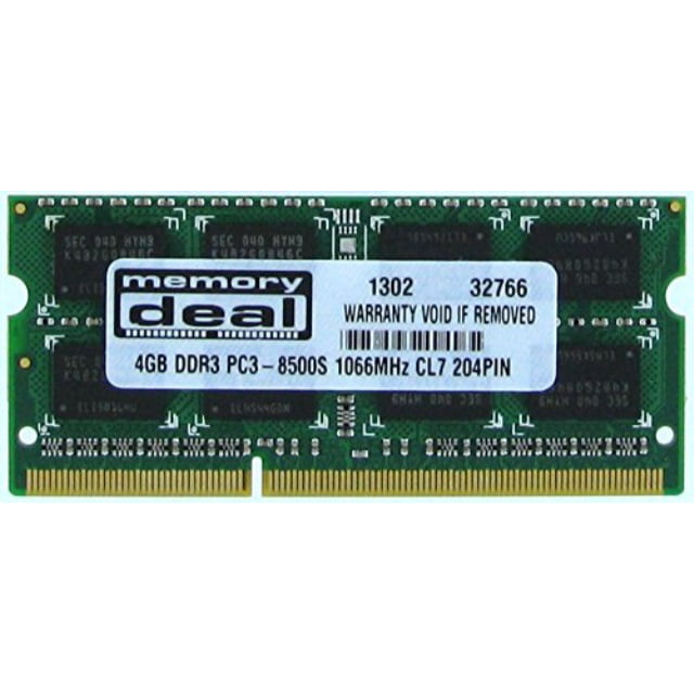 New 4GB Memory PC3-8500 DDR3-1066MHz Dell Inspiron 14z 