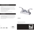 thumbnail image 5 of Mezcladora Dica 2 Pack 4' Lavabo C/Manerales 4054 Cromado, 5 of 5