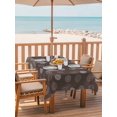 thumbnail image 2 of Outdoor Tablecloths with Umbrella Hole & Zipper, Brown Daisy Tablecloth Rectangle 60x84 Inch, Modern Farmhouse Chrysanthemum Floral Waterproof Table Cloth, Patio/Pool/Picnic Table Covers, 2 of 8