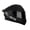 Matte Black, variant on EDGE Boston Matte Black - Modular Motorcycle Helmet, DOT/ECE, Size L