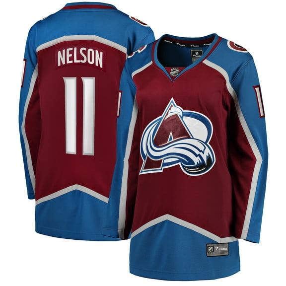 Women's Fanatics Brock Nelson Burgundy Colorado Avalanche Home Breakaway Player Jersey
