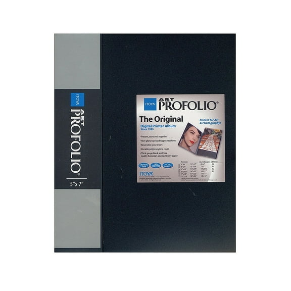 Itoya Art Profolio Storage/Display Book 5 In. X 7 In. 24 [Pack Of 3] 26767-PK3