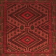 thumbnail image 1 of Ahgly Company Indoor Square Persian Orange Traditional Area Rugs, 7' Square, 1 of 1