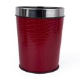 thumbnail image 1 of Bote de basura rojo, cesto de basura de 5 litros, cubo de basura, bote de basura para baño, dormitorio y habitación de niños - Bote de basura de baño pequeño, 1 of 5