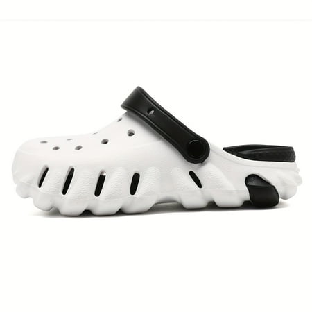 

Men s Anti-Skid Color Block Slip-On Clogs for Outdoor and Indoor Use - Perfect for Beach Garden and Water Activities
