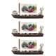 thumbnail image 1 of Resin Skull Burner-Incense Holder Hand-made Boat with Skull Incense Stand for Halloween Party Decor, 1 of 5