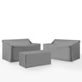 thumbnail image 2 of Crosley Furniture Patio Furniture Covers, Waterproof 3-Piece Cover Set for Outdoor Coffee Table, Loveseats, 2 of 2