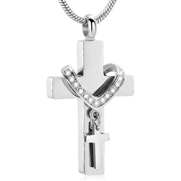 Three Nail Cross Necklace 925 Sterling Silver 3 Nail Cross Pendant Christian Jewelry Gifts for Men 22 2"