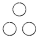 thumbnail image 2 of Likrtyny Anillo Parachoques Cubierta Caja Bisel Acero Inoxidable 3 Piezas (para ​​7S Negro), 2 of 4