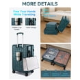 thumbnail image 3 of Somago Expandable 28 Inch Suitcase Luggage with Spring Shock-Absorption Brake Wheels Lightweight PC Suitcases with Cup Holder TSA Lock, 3 of 8