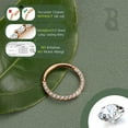 thumbnail image 2 of Hinged CZ Septum Rings - 316L Surgical Steel Nose Rings Hoops for Women 20G/18G/16G Cartilage Earrings Conch Piercing Jewelry Helix Rook Tragus Lobe Daith Snug Belly Button Ring 6mm-10mm, 2 of 12