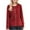 Red Coats for Winter, variant on XPMWRP Women's Button Knit Solid Color Jackets Long Sleeves Lightweight Fashion Coats Fall Winter Trendy Clothes Red M
