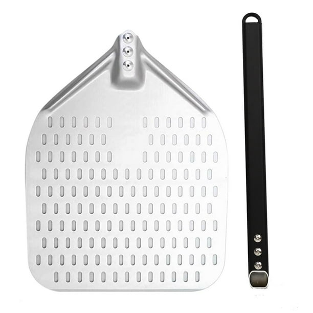 Cáscara de Pizza de Metal de aluminio Sunnimix Pala para pizza 12 en 40 cm