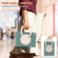 thumbnail image 5 of Funda con soporte de anillo ajustable para iPad de 9,7 pulgadas (2018) con correa para el hombro, gran soporte de anillo ajustable, protección contra golpes., 5 of 5