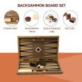thumbnail image 2 of Set de juego de mesa de backgammon GSE Games & Sports Expert, 2 of 7