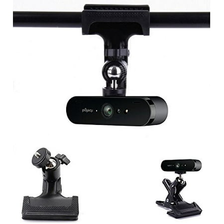 Desk Pipe Handlebar Rotating Clip Clamp Mount Holder Stand For
