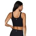 thumbnail image 4 of RBX Active Women's Corset Satin Piping Longline Sports Bra/Tank Top, 4 of 5