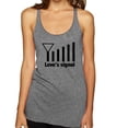 thumbnail image 1 of Love's Signal Love Language Couple Valentine's Day Tri-Blend Racerback Tank Top, Premium Heather, Medium, 1 of 3