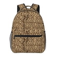 thumbnail image 1 of Disketp Leopard Print Brown Mochila Estampada para Hombre y Mujer – Mochila Ligera Clásica con Múltiples Bolsillos para Universidad, Trabajo y Viajes-One Size, 1 of 5