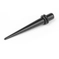 thumbnail image 4 of Acrylic Expander Taper Ear Stretching Plug 2G - Black Jinwen Pendientes y Studs Men \ 's, 4 of 6