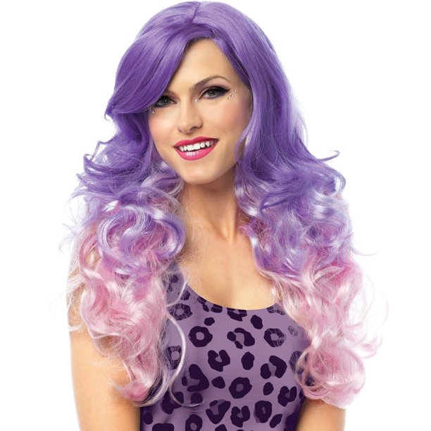 Pastel Long Wave Wig Halloween Costume Accessory