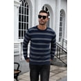thumbnail image 3 of COOFANDY Men's Long-Sleeve Crewneck Sweater | Soft Slim Fit Knit Sweater Pullover for Fall Winter and Business Casual & Everyday Wear, 3 of 8